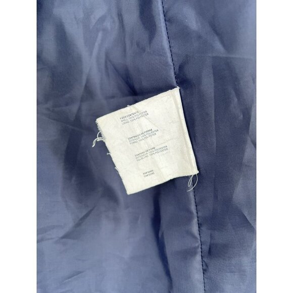 ESPRIT Women's Medium Trench Coat Lined Jacket Belted Classic Navy Button Down - Picture 10 of 12